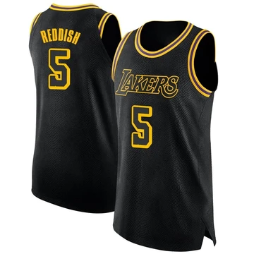 Cam Reddish ＃5 Los Angeles Lakers Swingman Black Youth Jersey - City Edition