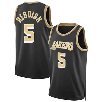 Cam Reddish ＃5 Los Angeles Lakers Swingman Black Youth Select Series Jersey