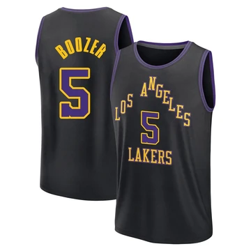 Carlos Boozer ＃5 Los Angeles Lakers 2025/26 Youth Fast Break Black City Edition Jersey
