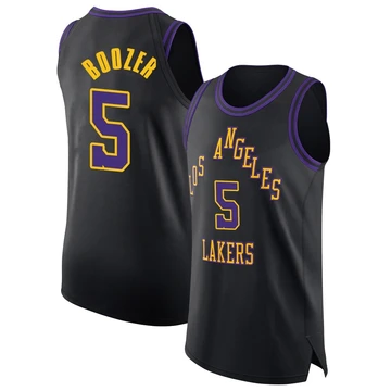 Carlos Boozer ＃5 Los Angeles Lakers Authentic 2025/26 Youth Black City Edition Jersey
