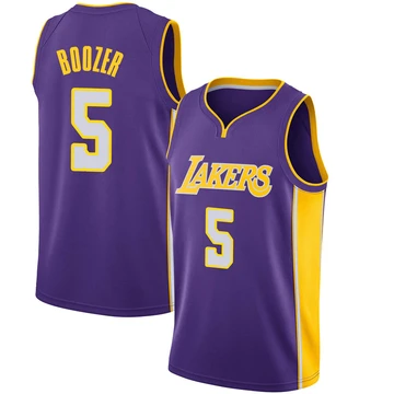 Carlos Boozer ＃5 Los Angeles Lakers Swingman Purple Men's Jersey - Statement Edition