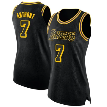 Carmelo Anthony ＃7 Los Angeles Lakers Swingman Black Women's Jersey - City Edition