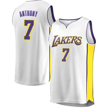 Carmelo Anthony ＃7 Los Angeles Lakers White Youth Fast Break Jersey - Association Edition