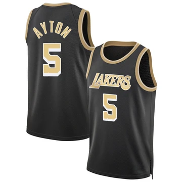Deandre Ayton ＃5 Los Angeles Lakers Swingman Black Men's Select Series Jersey