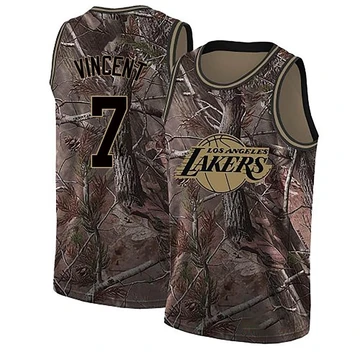 Gabe Vincent ＃7 Los Angeles Lakers Swingman Camo Youth Realtree Collection Jersey