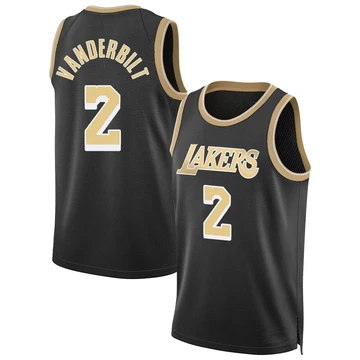 Jarred Vanderbilt ＃2 Los Angeles Lakers Swingman Black Men's Select Series Jersey