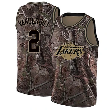 Jarred Vanderbilt ＃2 Los Angeles Lakers Swingman Camo Men's Realtree Collection Jersey