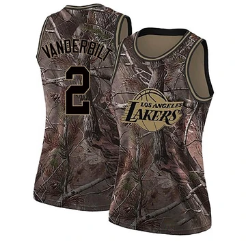 Jarred Vanderbilt ＃2 Los Angeles Lakers Swingman Camo Women's Realtree Collection Jersey