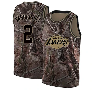 Jarred Vanderbilt ＃2 Los Angeles Lakers Swingman Camo Youth Realtree Collection Jersey