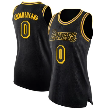 Jarron Cumberland ＃0 Los Angeles Lakers Swingman Black Women's Jersey - City Edition