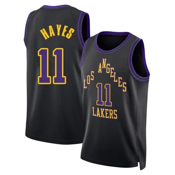 Jaxson Hayes ＃11 Los Angeles Lakers Swingman 2025/26 Youth Black City Edition Jersey