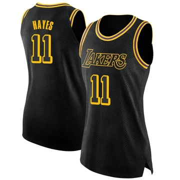 Jaxson Hayes ＃11 Los Angeles Lakers Swingman Black Women's Jersey - City Edition