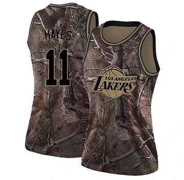 Jaxson Hayes ＃11 Los Angeles Lakers Swingman Camo Women's Realtree Collection Jersey