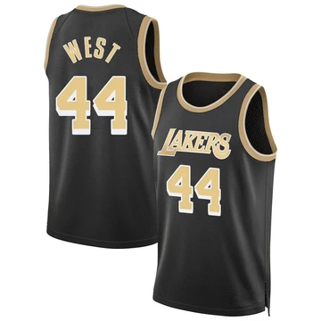 Jerry West ＃44 Los Angeles Lakers Swingman Black Men's Select Series Jersey