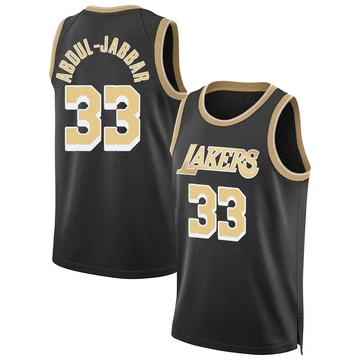 Kareem Abdul-Jabbar ＃33 Los Angeles Lakers Swingman Black Youth Select Series Jersey