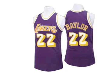 Kareem Abdul-Jabbar ＃33 Los Angeles Lakers Swingman Purple Men's Throwback Jersey