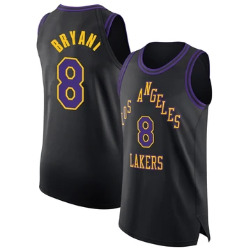 Kobe Bryant ＃8 Los Angeles Lakers Authentic 2025/26 Men's Black City Edition Jersey