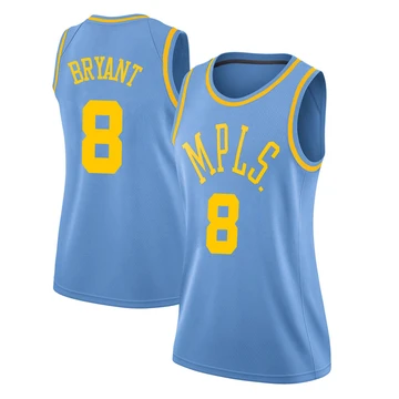 Kobe Bryant ＃8 Los Angeles Lakers Swingman Blue Women's Hardwood Classics Jersey