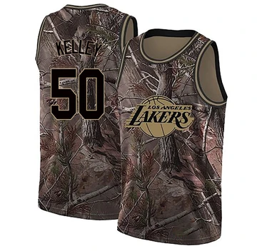 Kylor Kelley ＃50 Los Angeles Lakers Swingman Camo Men's Realtree Collection Jersey