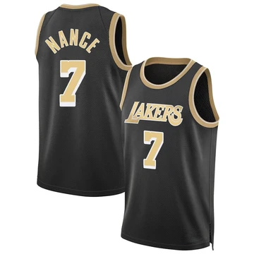 Larry Nance ＃7 Los Angeles Lakers Swingman Black Men's Select Series Jersey