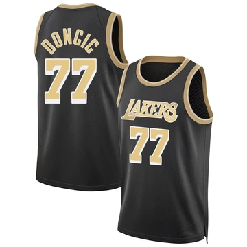 Luka Doncic ＃77 Los Angeles Lakers Swingman Black Men's Select Series Jersey