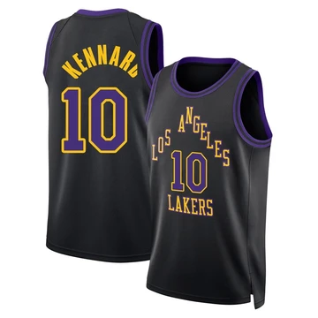 Luke Kennard ＃10 Los Angeles Lakers Swingman 2025/26 Men's Black City Edition Jersey
