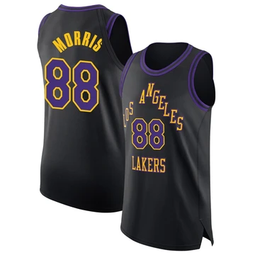 Markieff Morris ＃88 Los Angeles Lakers Authentic 2025/26 Men's Black City Edition Jersey