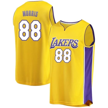Markieff Morris ＃88 Los Angeles Lakers Gold Youth Fast Break Jersey - Icon Edition
