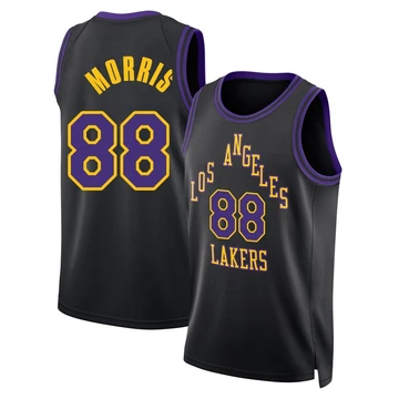 Markieff Morris ＃88 Los Angeles Lakers Swingman 2025/26 Youth Black City Edition Jersey