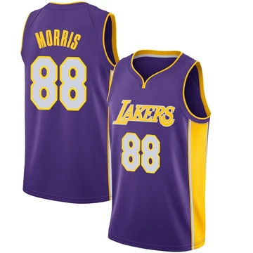 Markieff Morris ＃88 Los Angeles Lakers Swingman Purple Men's Jersey - Statement Edition