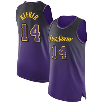Maxi Kleber ＃14 Los Angeles Lakers Authentic 2024/25 Men's Purple City Edition Jersey