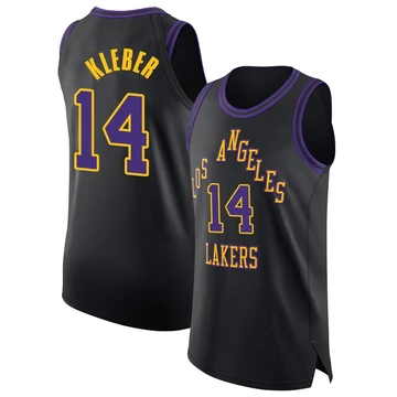 Maxi Kleber ＃14 Los Angeles Lakers Authentic 2025/26 Men's Black City Edition Jersey