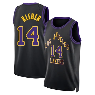 Maxi Kleber ＃14 Los Angeles Lakers Swingman 2025/26 Men's Black City Edition Jersey