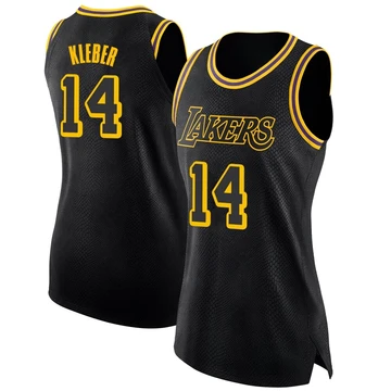 Maxi Kleber ＃14 Los Angeles Lakers Swingman Black Women's Jersey - City Edition