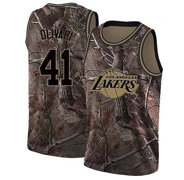 Quincy Olivari ＃41 Los Angeles Lakers Swingman Camo Youth Realtree Collection Jersey