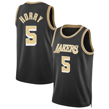 Robert Horry ＃5 Los Angeles Lakers Swingman Black Men's Select Series Jersey