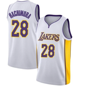 Rui Hachimura ＃28 Los Angeles Lakers Swingman White Men's Jersey - Association Edition