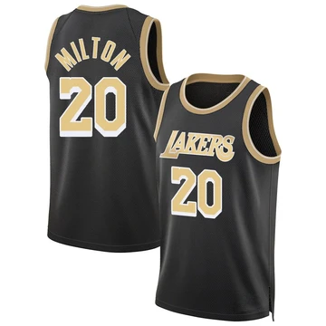 Shake Milton ＃20 Los Angeles Lakers Swingman Black Youth Select Series Jersey