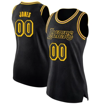 Tevian Jones ＃00 Los Angeles Lakers Swingman Black Women's Jersey - City Edition