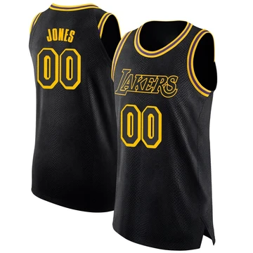 Tevian Jones ＃00 Los Angeles Lakers Swingman Black Youth Jersey - City Edition