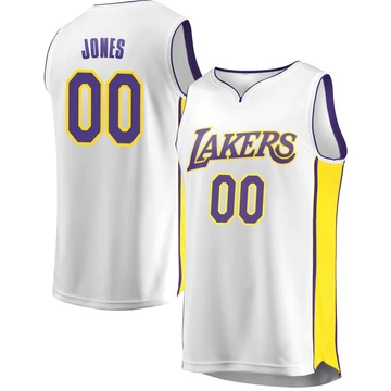 Tevian Jones ＃00 Los Angeles Lakers White Youth Fast Break Jersey - Association Edition